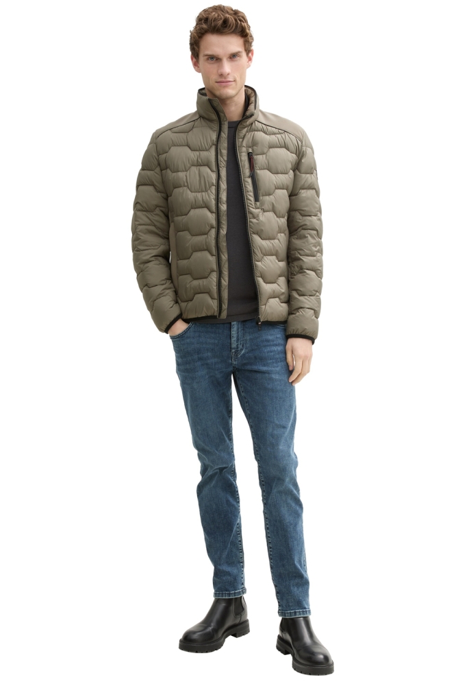 Tom Tailor groene heren jas | Model