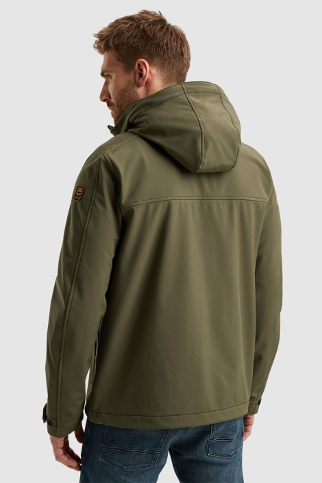 PME legend groene heren jas | Model achteraanzicht