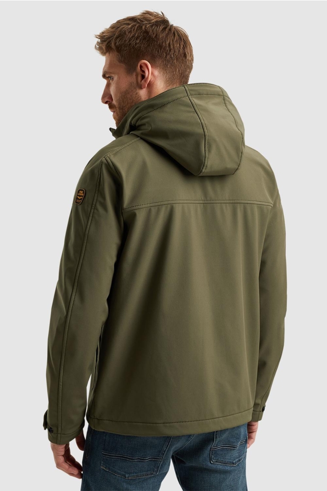 PME legend groene heren jas | Model achteraanzicht