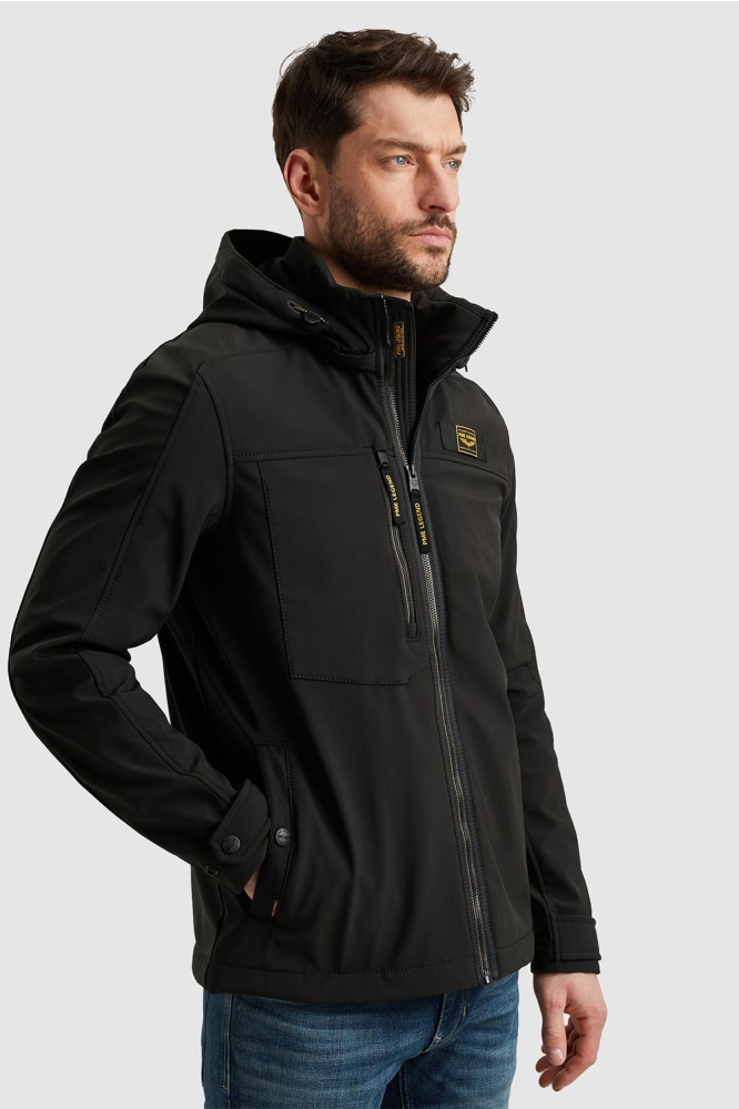 PME legend zwarte heren jas | Model zijaanzicht
