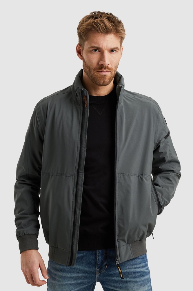 PME legend groene heren jas | Model vooraanzicht