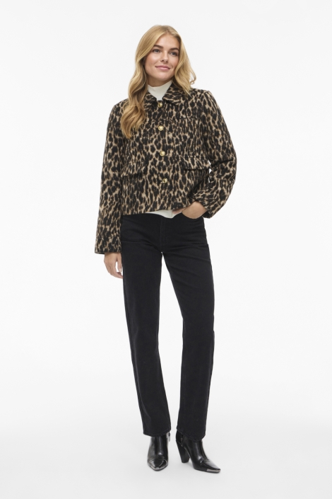 Vila zwarte dames jas | Model
