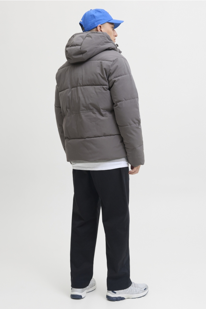 Jack & Jones grijze heren jas | Model