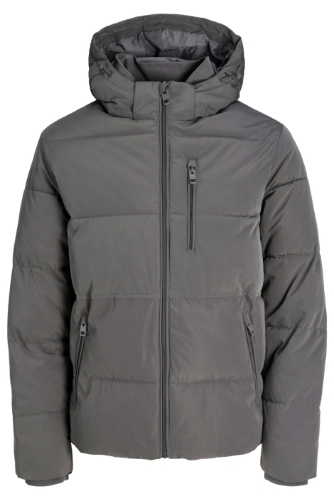 Jack & Jones grijze heren jas | Vooraanzicht