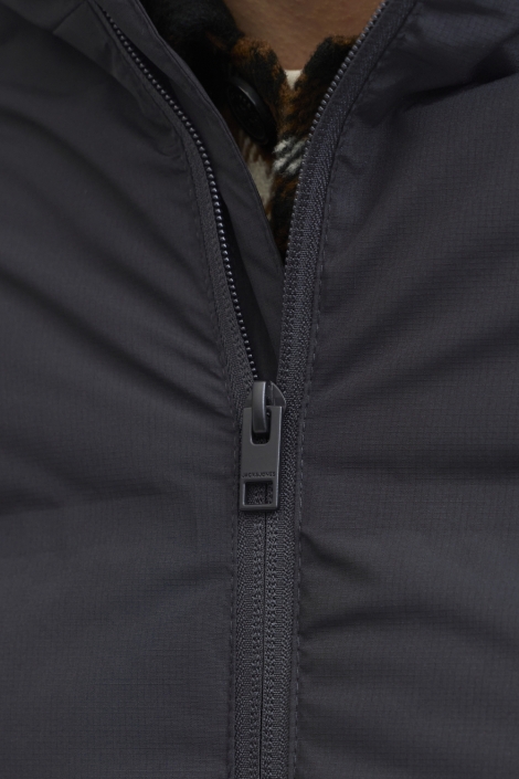 Jack & Jones zwarte heren jas | Kleurstaal