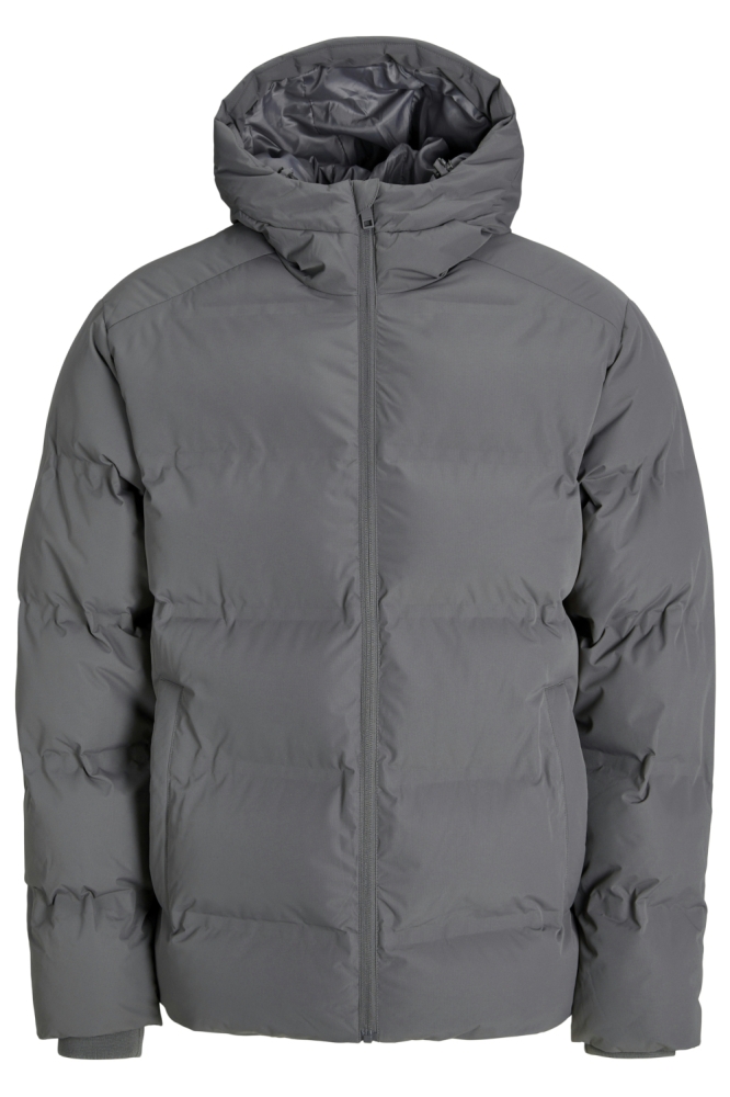 Jack & Jones grijze heren jas | Vooraanzicht