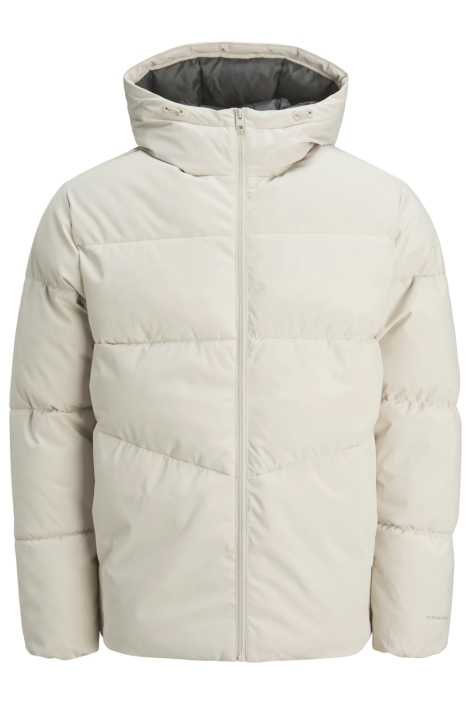 Jack & Jones beige heren jas | Vooraanzicht
