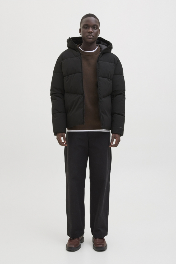 Jack & Jones zwarte heren jas | Model