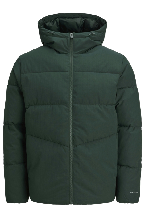 Jack & Jones groene heren jas | Vooraanzicht