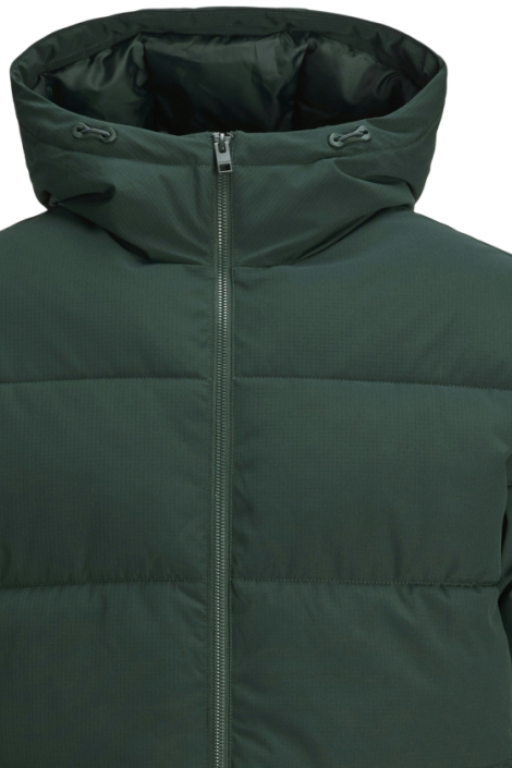 Jack & Jones groene heren jas | Close up