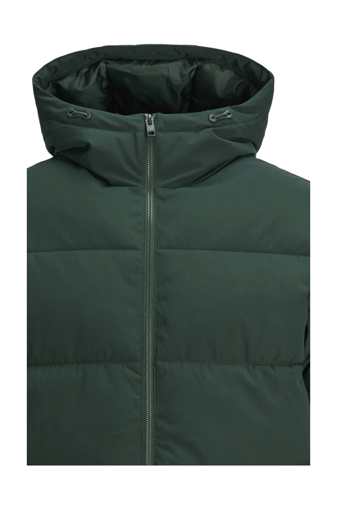 Jack & Jones groene heren jas | Close up