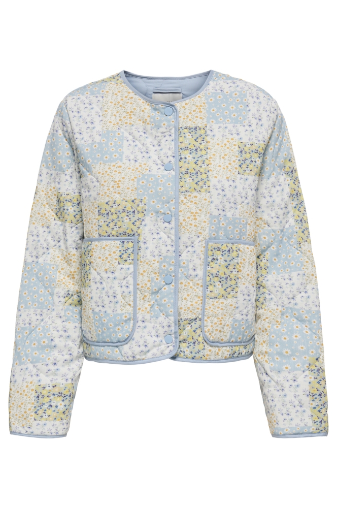 Only blauwe dames jas | Vooraanzicht