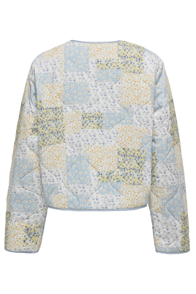 Only blauwe dames jas | Achteraanzicht