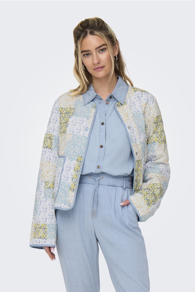 Only blauwe dames jas | 