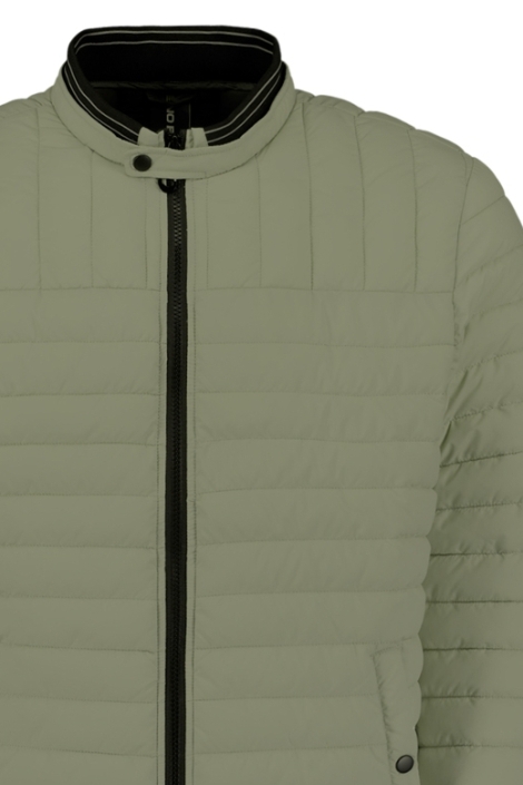 NO-EXCESS groene heren jas | Close up