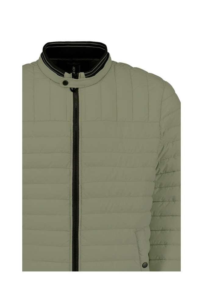 NO-EXCESS groene heren jas | Close up