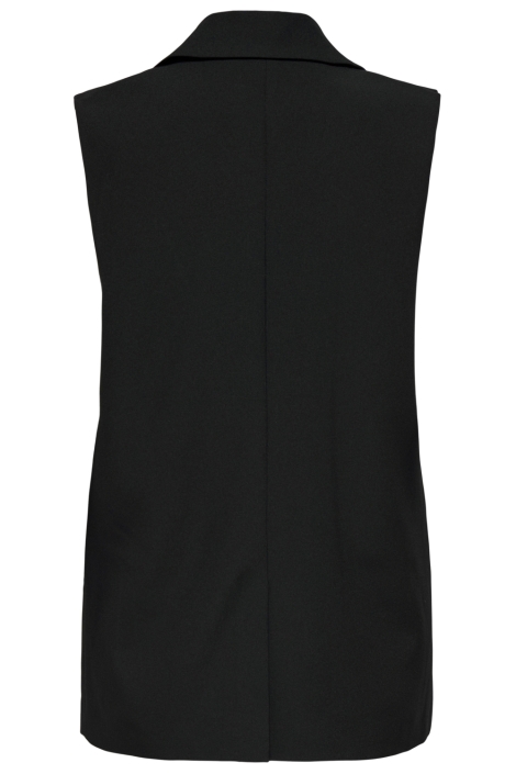 Only zwarte dames gilet | Achteraanzicht