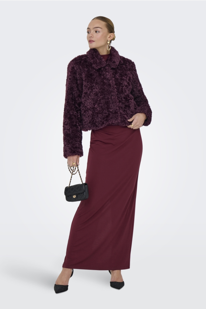 Only bordeaux dames jas | Model