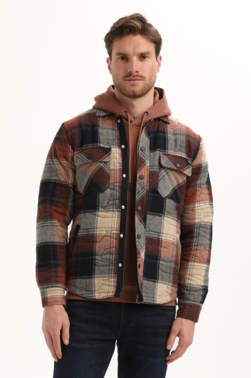 Gabbiano Overhemd STOERE FLANNEL GEVOERD OVERSHIRT 425747 9898 multi colour