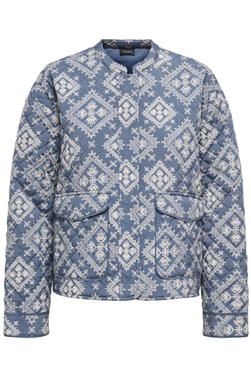 Only Jas ONLHALLIE QUILTED JACKET OTW NOOS 15328523 CHINA BLUE/THEA TILE