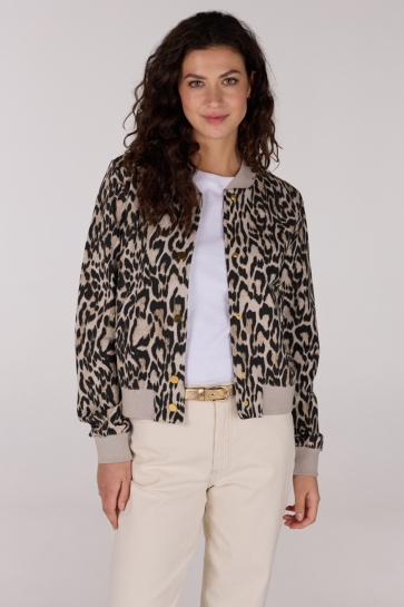 Juffrouw Jansen Jas SONJA SS25 JASJE HVA 274 BOMBER 000130 SAND