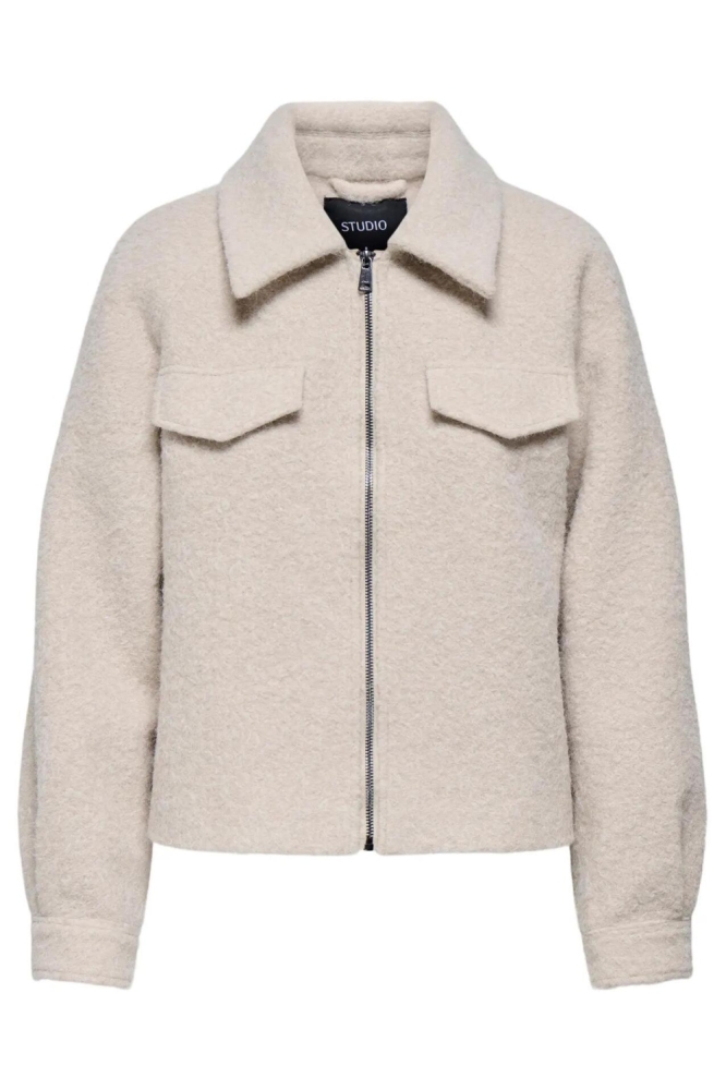 Only beige dames jas | Achteraanzicht
