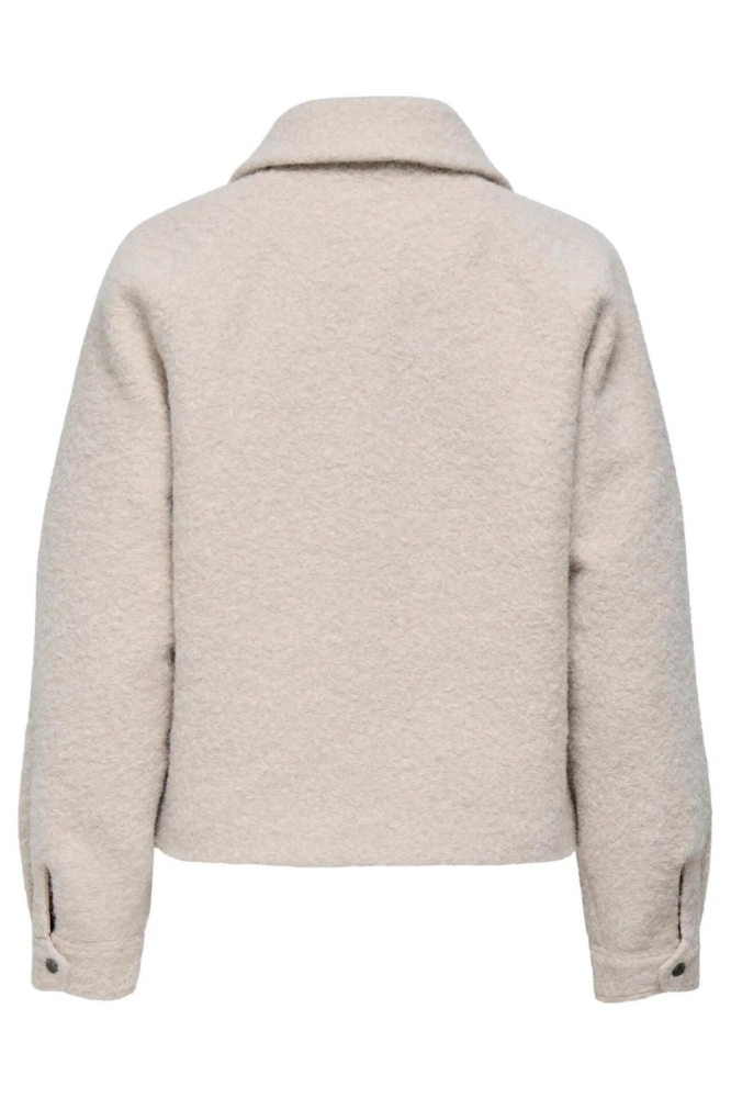 Only beige dames jas | Model vooraanzicht