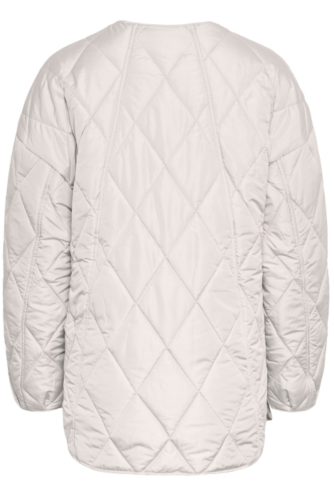 Pieces beige dames jas | Achteraanzicht