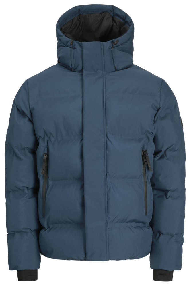 Jack & Jones blauwe heren jas | Vooraanzicht