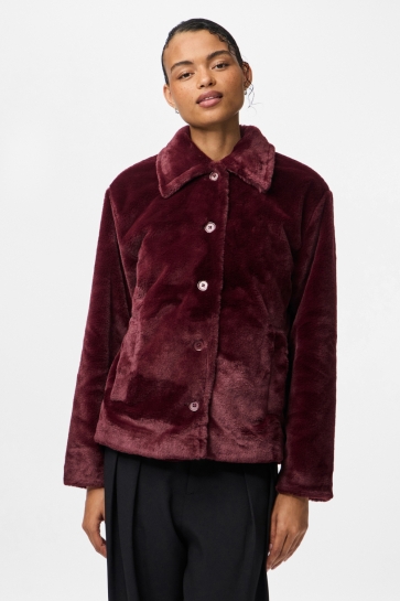 Pieces PCROBYN JACKET 17153567 TAWNY PORT