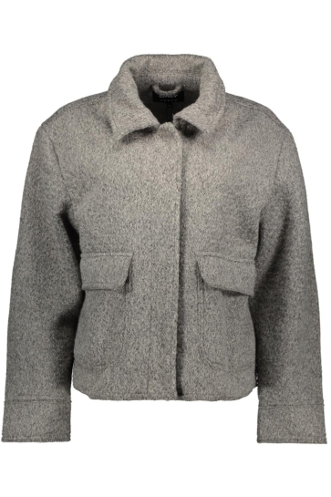 Only Jas ONLSANNE BOUCLE SHORT JACKET BF OTW 15358870 MEDIUM GREY MELANGE