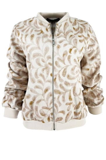 FOS Amsterdam Jas BAMBI LEAFY 7338 220 BEIGE