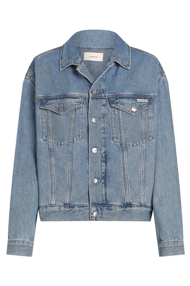 Calvin Klein blauwe dames jas | Vooraanzicht