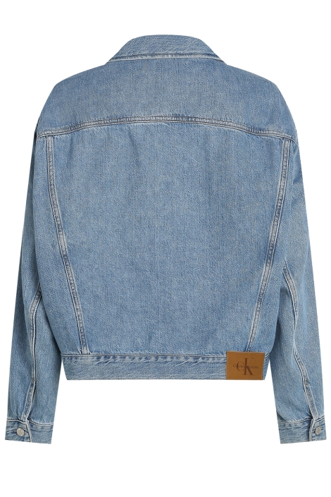 Calvin Klein blauwe dames jas | Achteraanzicht