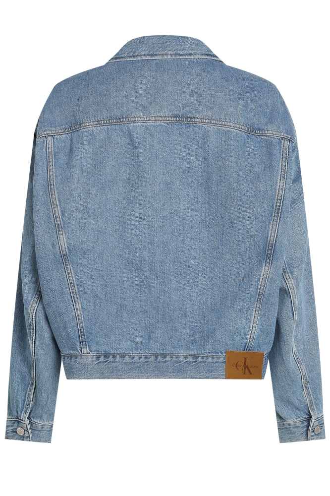 Calvin Klein blauwe dames jas | Achteraanzicht
