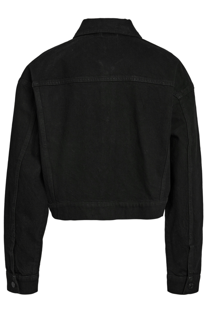 Noisy may zwarte dames jas | Achteraanzicht