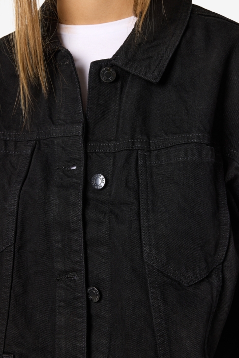 Noisy may zwarte dames jas | Close up