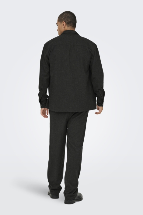 Only & Sons grijze heren overhemd | Model