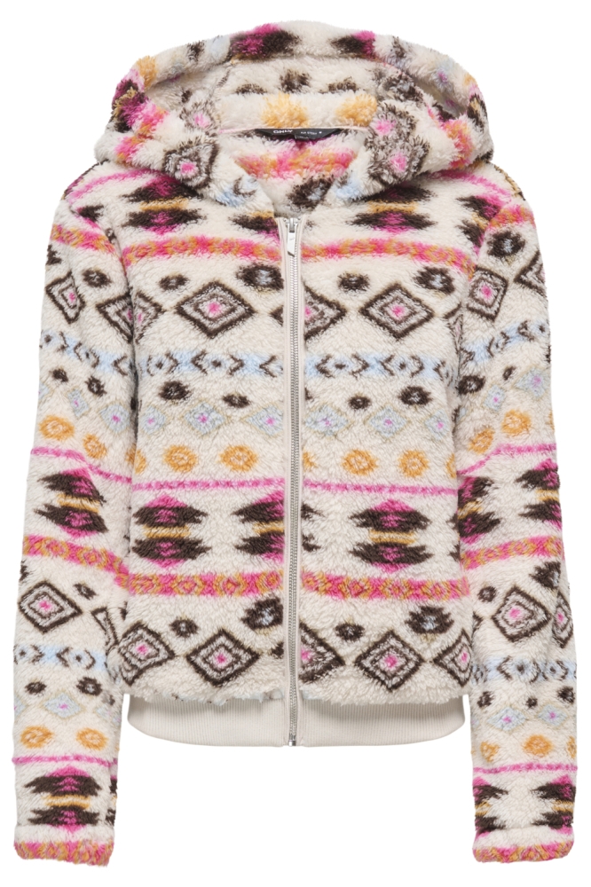 Only beige dames vest | Vooraanzicht