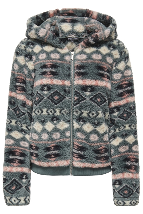 Only groene dames vest | Vooraanzicht