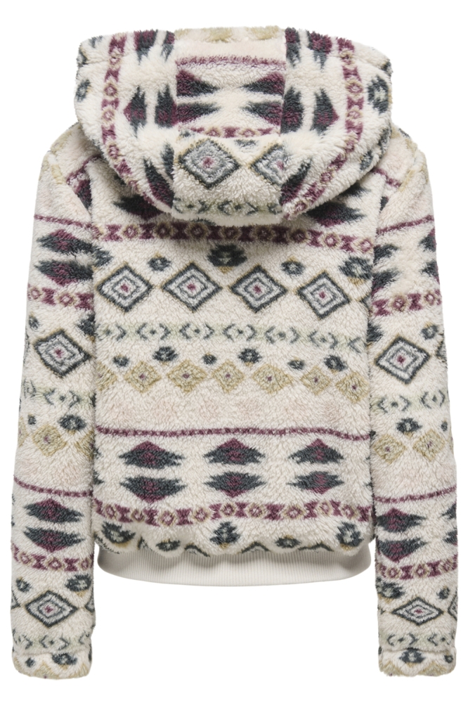 Only beige dames vest | Achteraanzicht