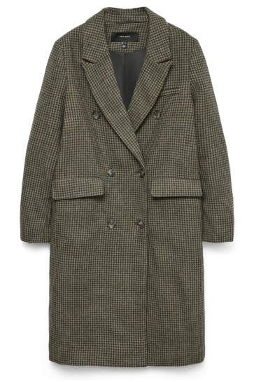 Vero Moda VMBRISTOL LONG COAT GA 10333592 GRAPE LEAF