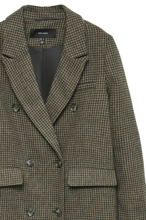 Vero Moda groene dames jas | Close up