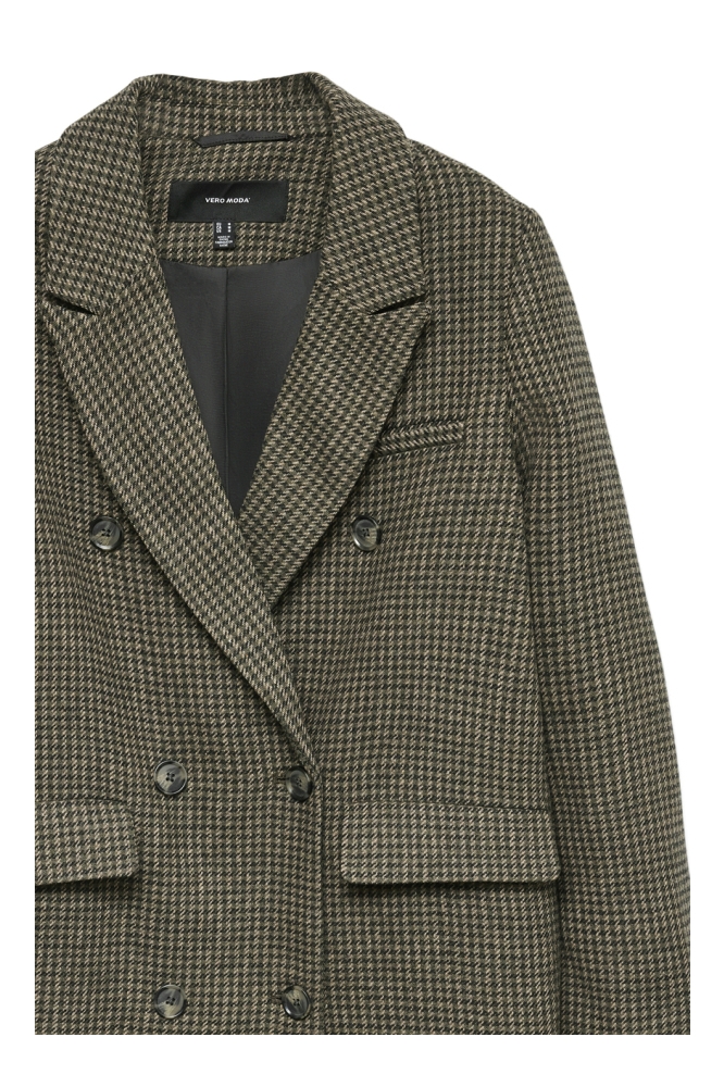 Vero Moda groene dames jas | Close up