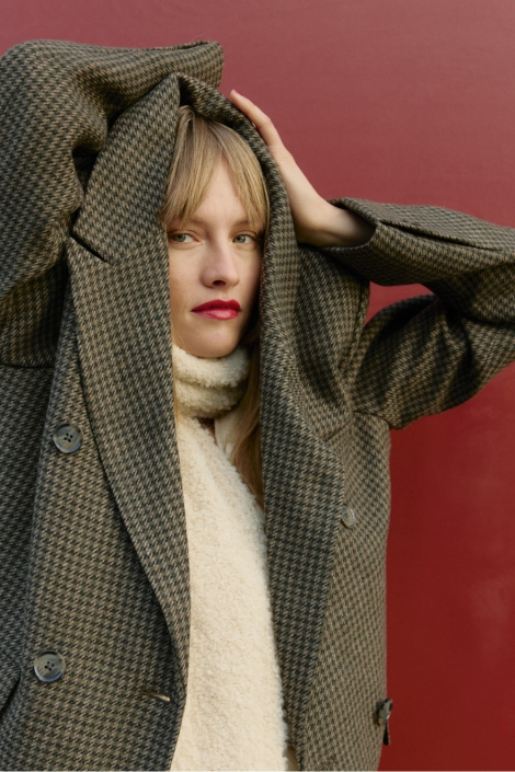 Vero Moda groene dames jas | Sfeerbeeld, In situatie