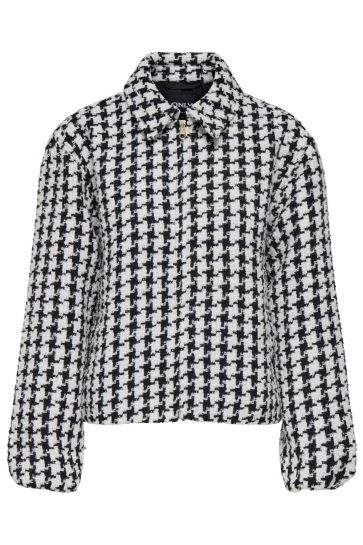 Only Jas ONLFLORANCE BOUCLE ZIP JACKET OTW 15357739 BLACK/BIRCH