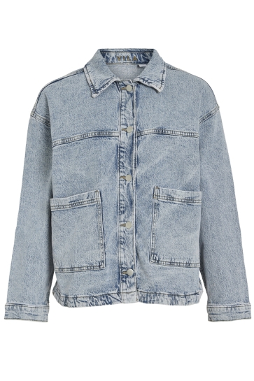 Vila Jas VIJAF L/S DENIM JACKET - NOOS 14108447 Light Blue Denim