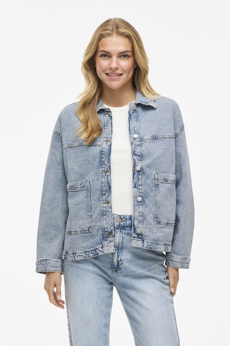 Vila blauwe dames jas | Model