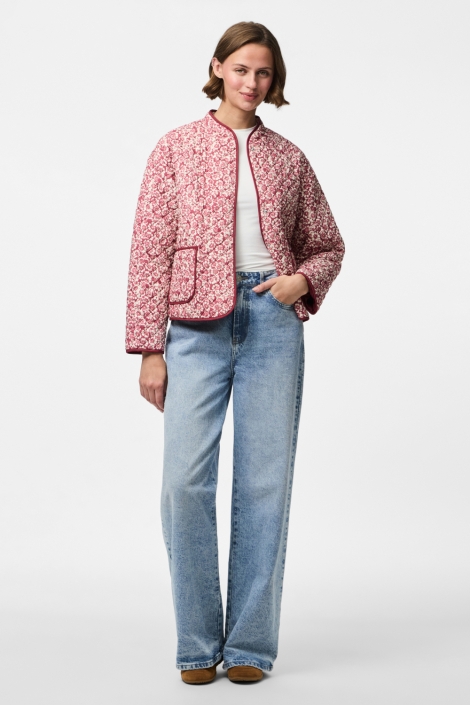 Pieces roze dames jas | Model