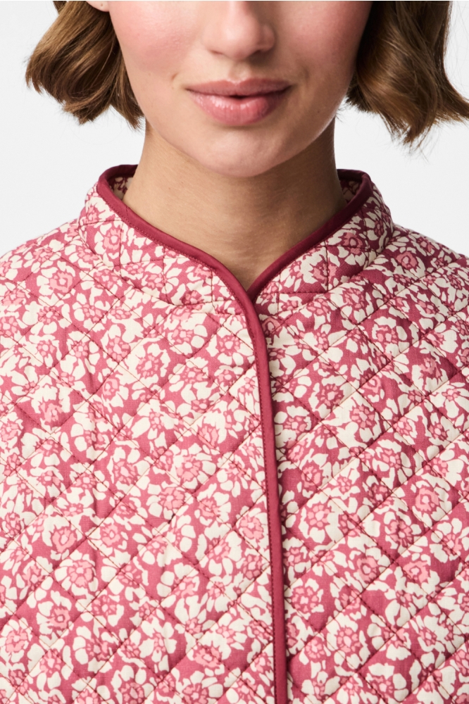 Pieces roze dames jas | Close up